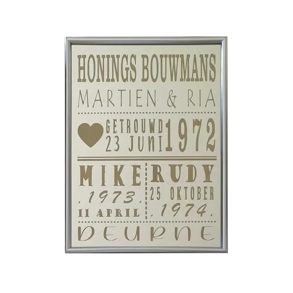 Spiegel Maatwerk Graveren