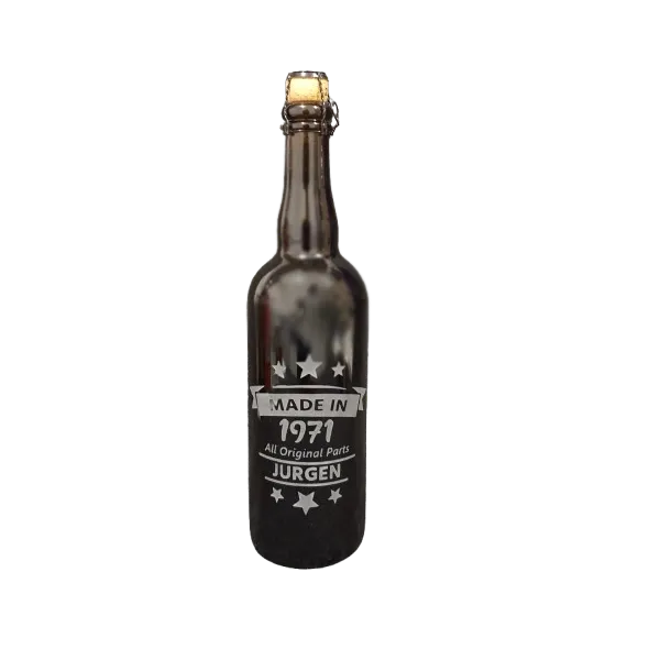 Bierfles Graveren 75CL