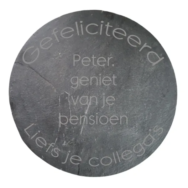 Kaasplankje Leisteen Graveren