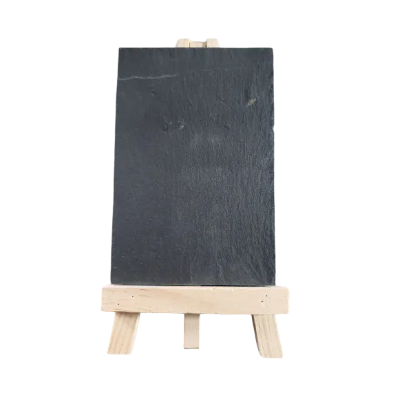 Schilderezel met Leistenen Bordje Graveren