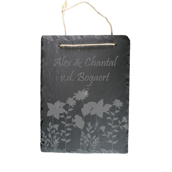 Leisteen Muurhanger Groot 20x25cm