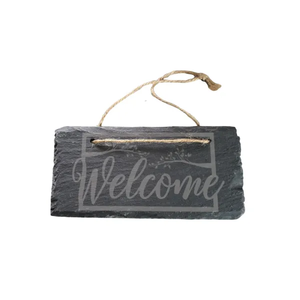 Leisteen Muurhanger Klein 16x9cm