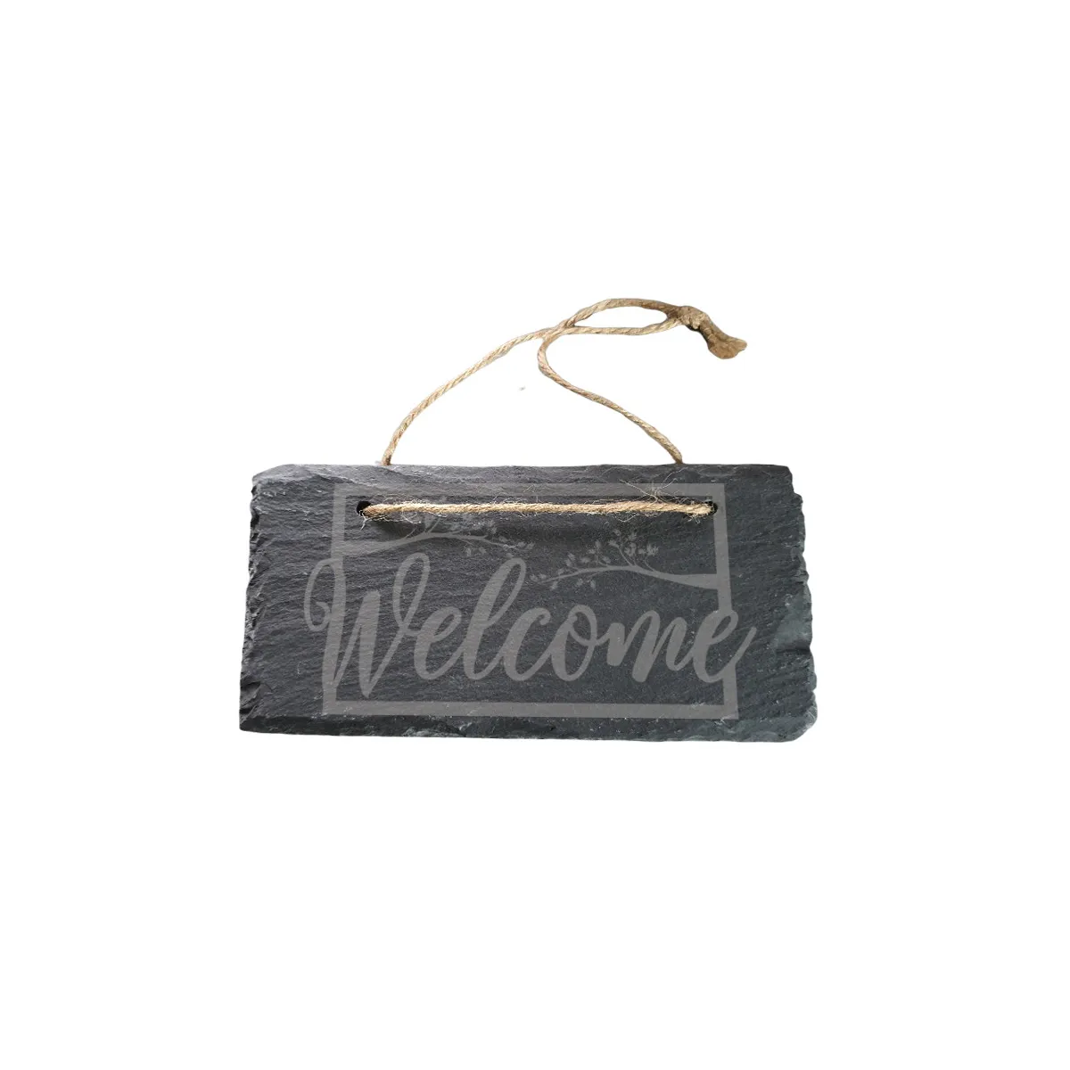 Leisteen Muurhanger Klein 16x9cm