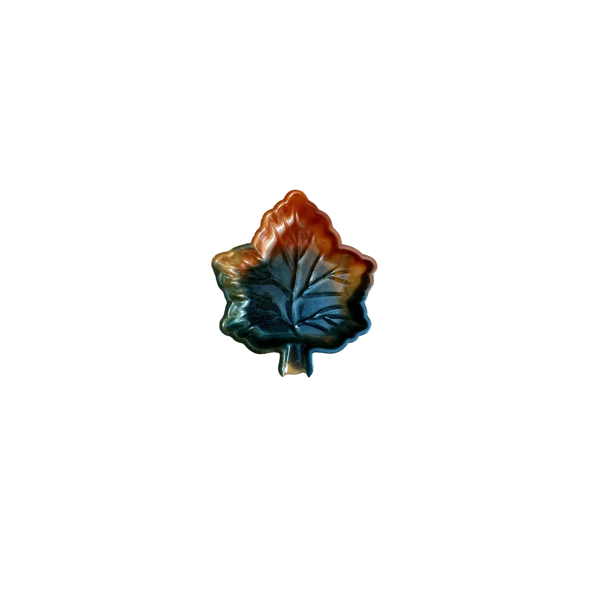 Bladschaaltje Resin Herfsttint