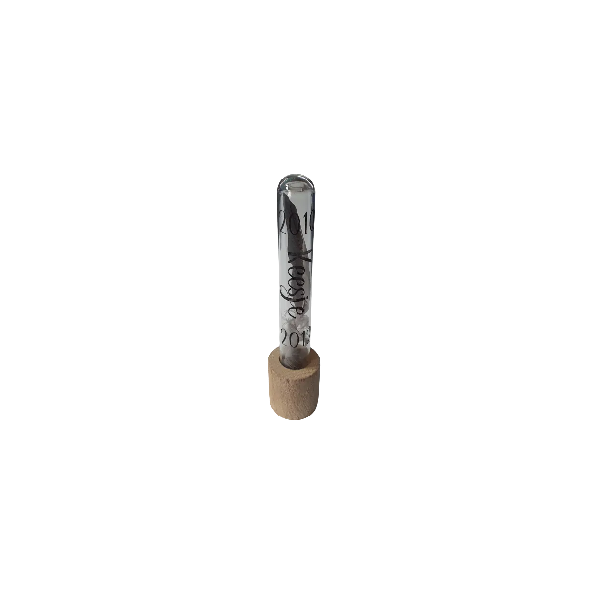 Gedenkbuisje met Zandstraal Gravure