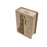 Houten Boek Spaarpot Graveren