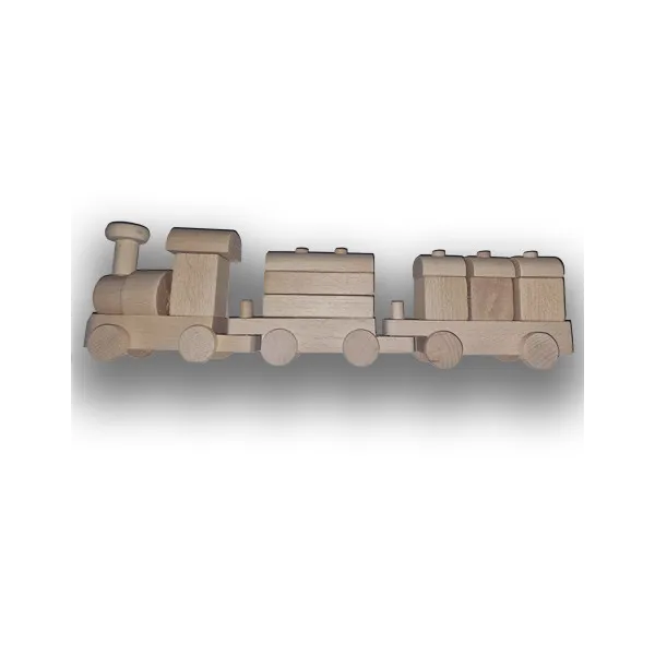 Houten Bouwtrein Personaliseren