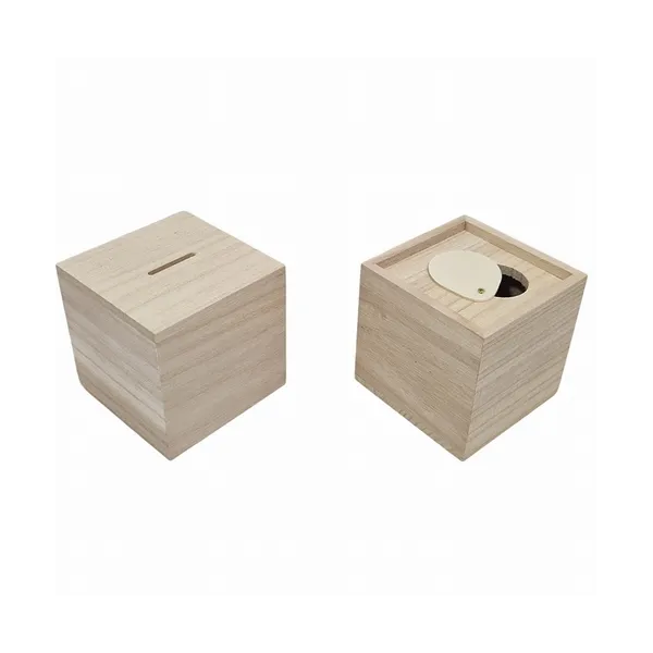 Gepersonaliseerde Houten Spaarpot