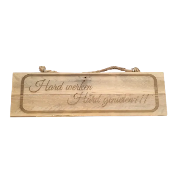 Steigerhout Bord Groot Graveren