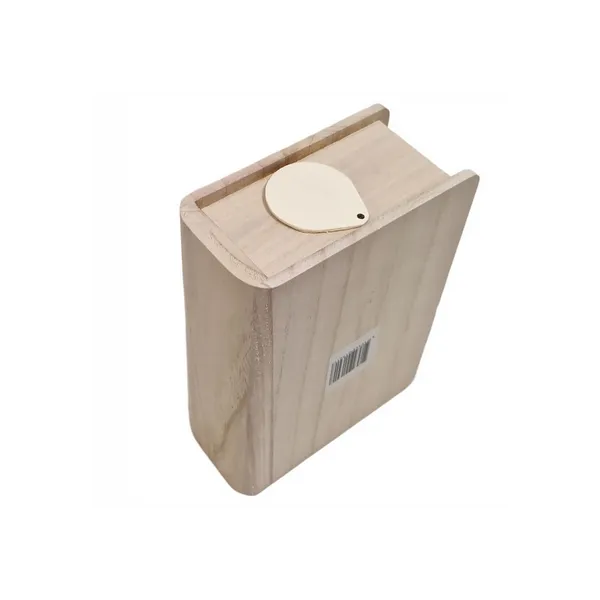 Houten Boek Spaarpot Graveren