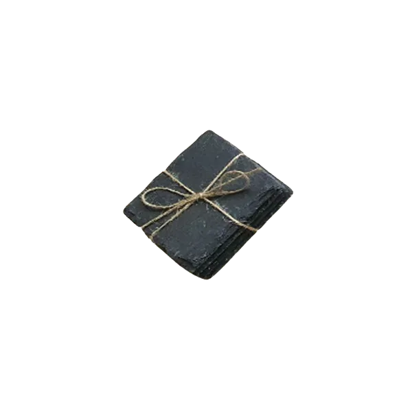 Leisteen Onderzetters Set van 4