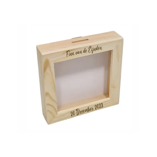 Plexiglas Spaarpot Klein