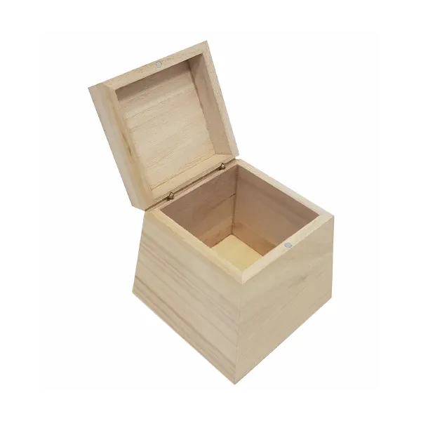 Houten Bewaarkistje met Klepdeksel