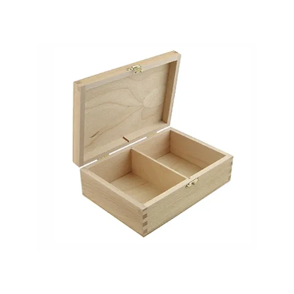 Houten Bewaarkistje met Vakverdeling