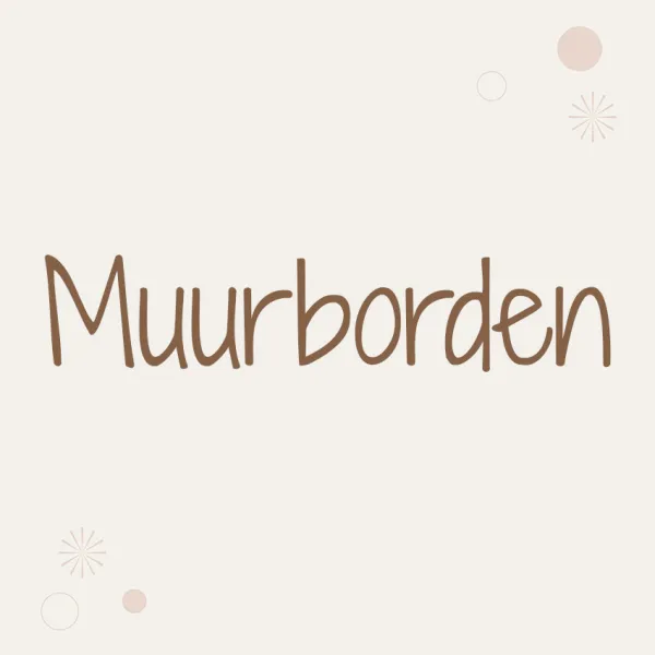 Houten muurborden