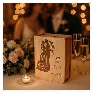 Houten Boek Spaarpot