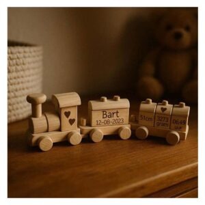 Speciale Houten Bouwtrein