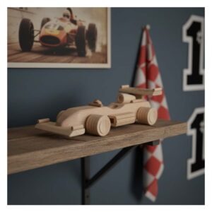 Houten Formule 1 Auto (Groot)