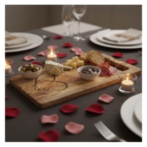 Authentieke Mango Snijplank met Ingefreesd Handvat